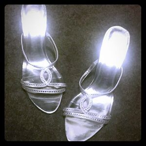 Rhinestone high heels